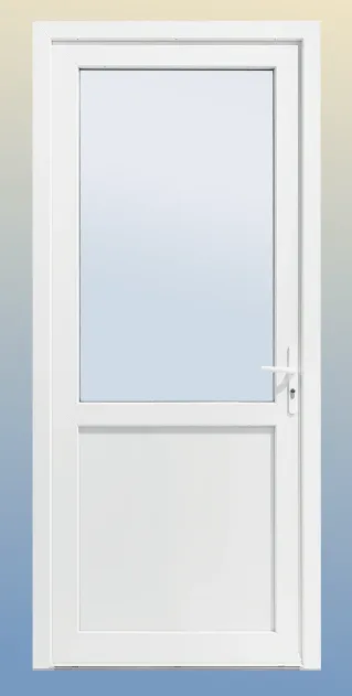 Vrata UPVC izplakate